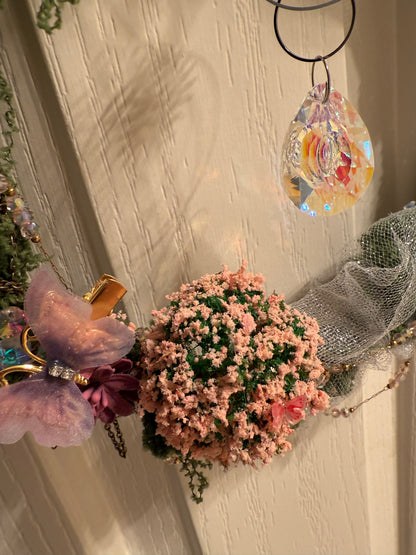Enchanted fairy garden sun catcher
