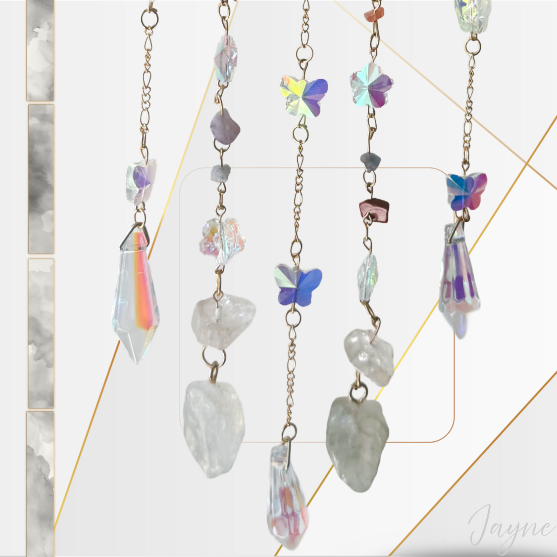 Stunning geo theme sun catcher