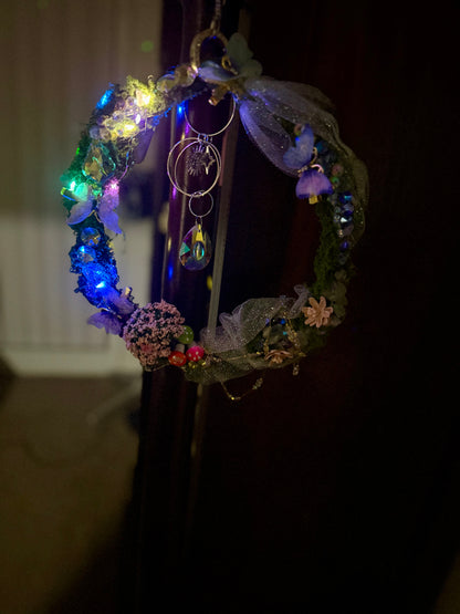 Enchanted fairy garden sun catcher