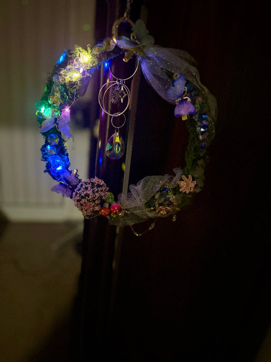 Enchanted fairy garden sun catcher