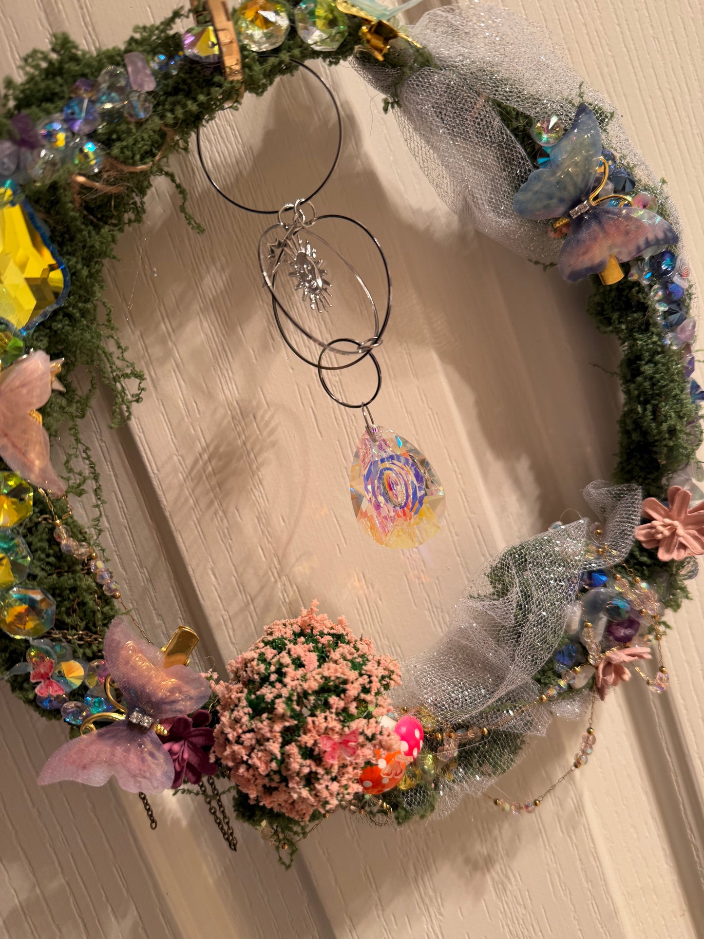 Enchanted fairy garden sun catcher