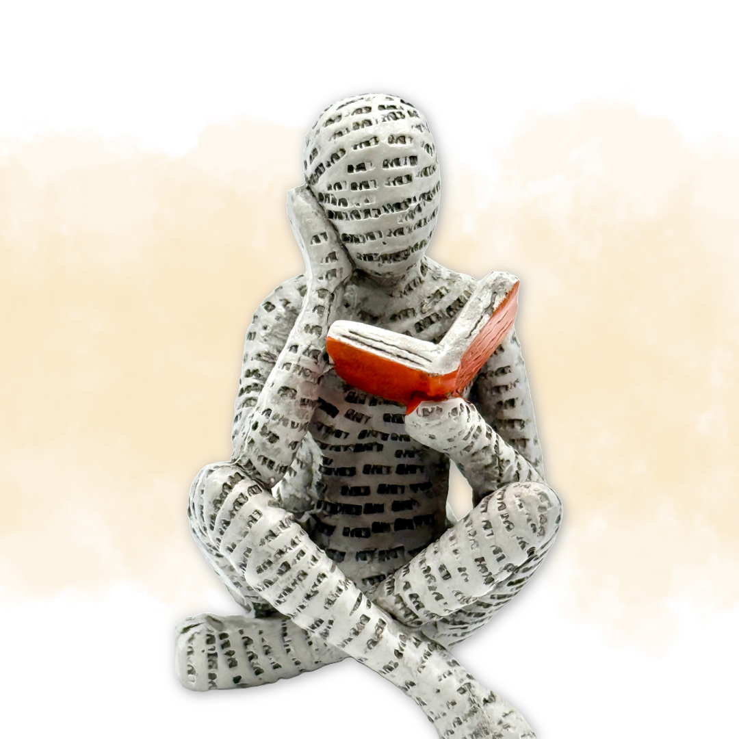 Lost in the pages- Desk ornament