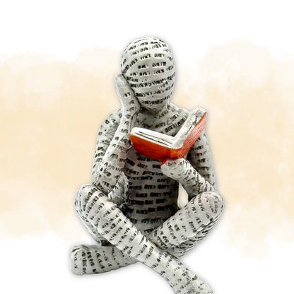 Lost in the pages- Desk ornament