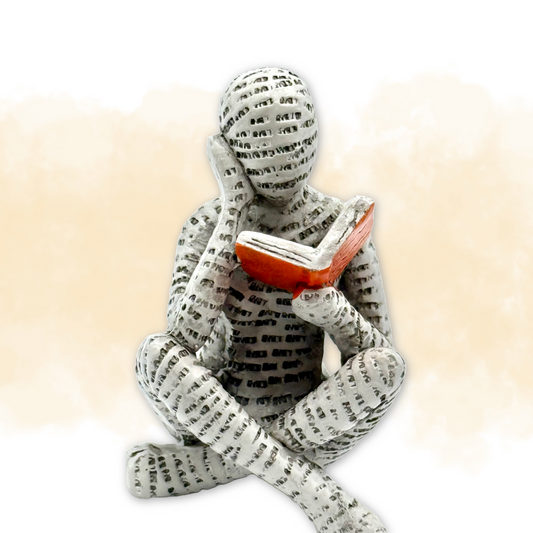 Lost in the pages- Desk ornament