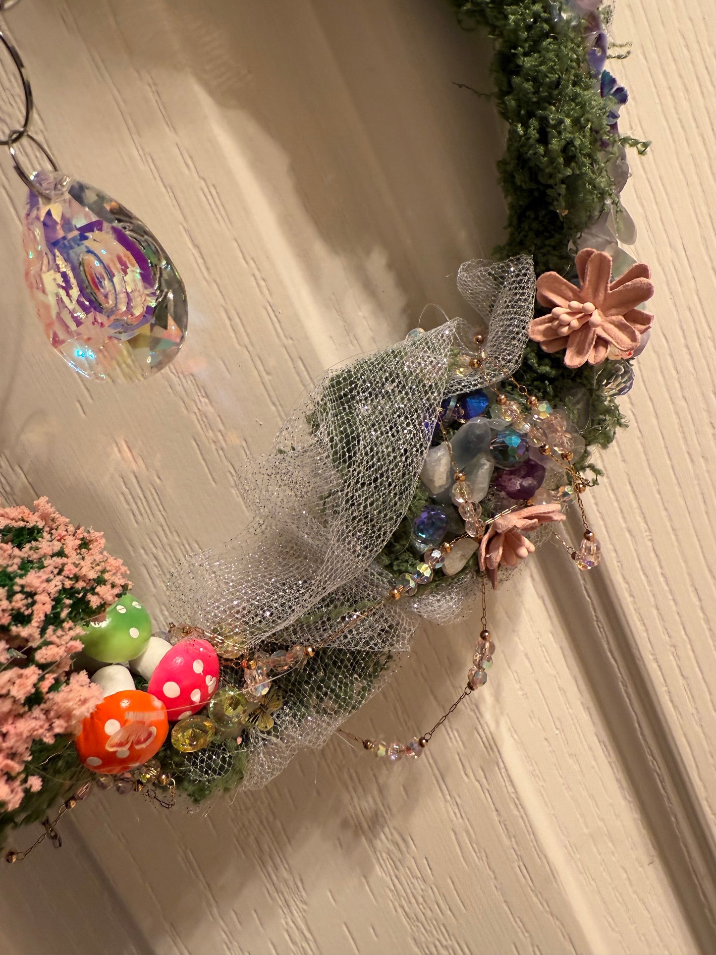 Enchanted fairy garden sun catcher