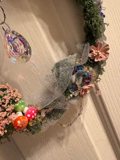 Enchanted fairy garden sun catcher