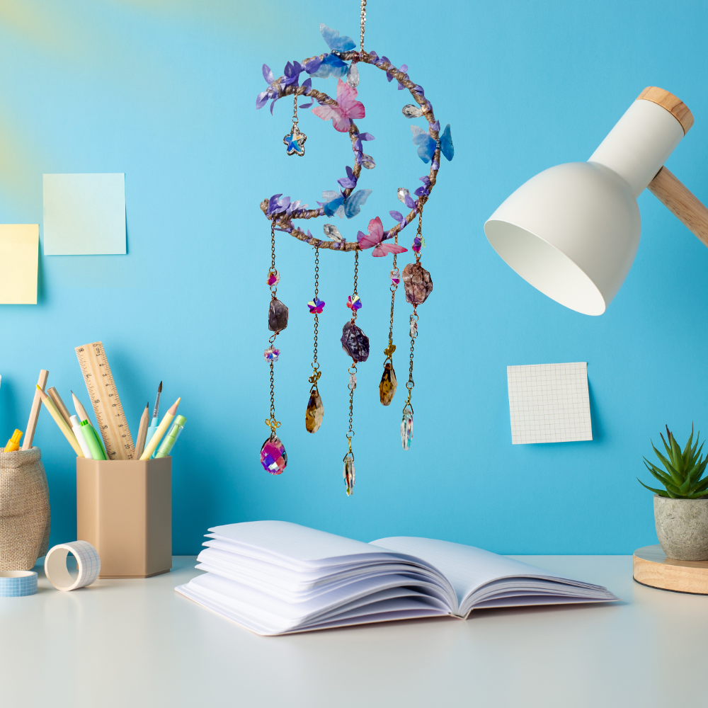 Pastel butterfly suncatcher