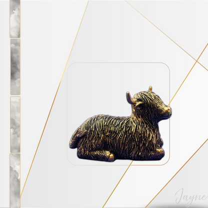 Highland Cow Resin Figurines