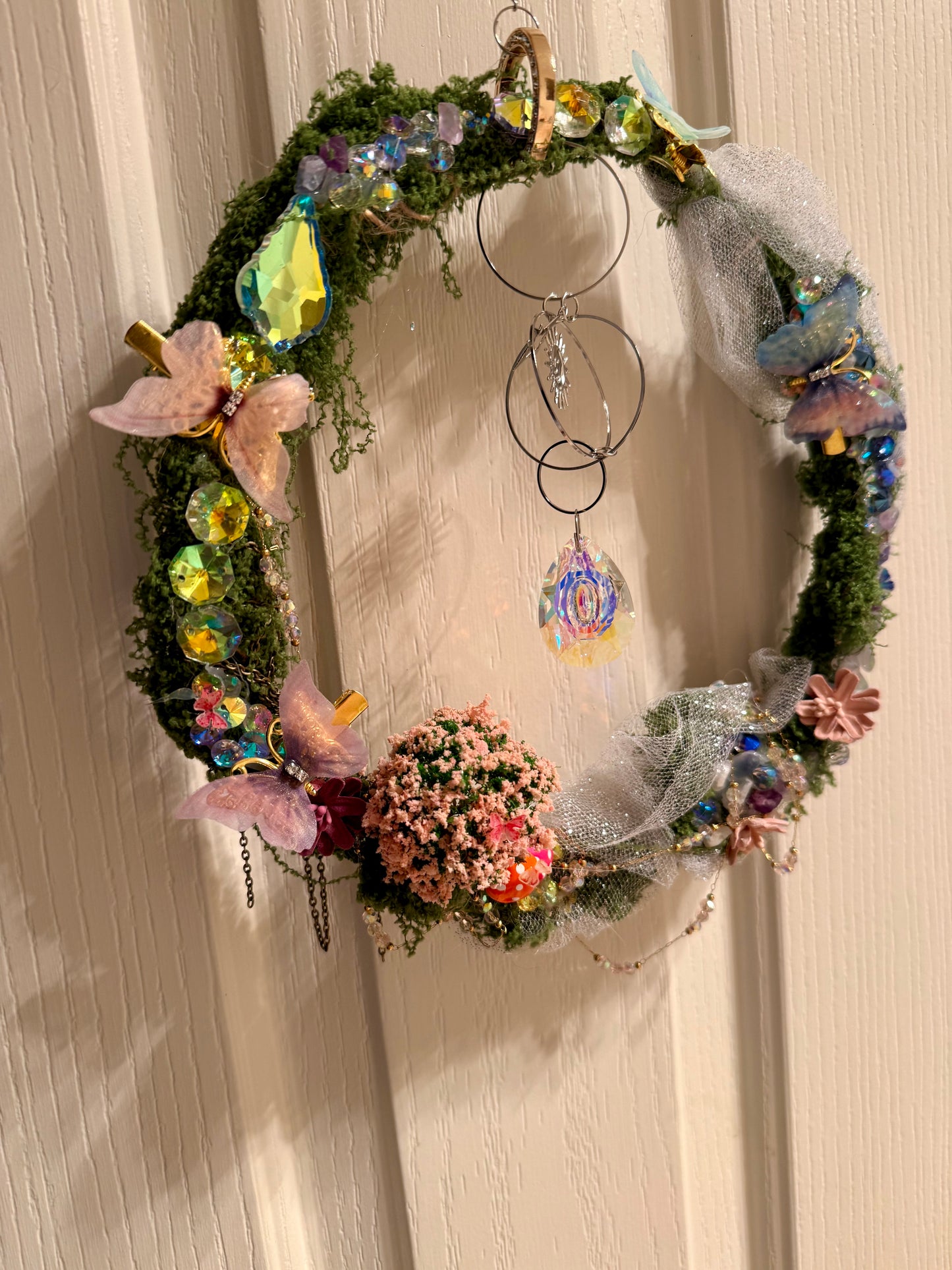 Enchanted fairy garden sun catcher