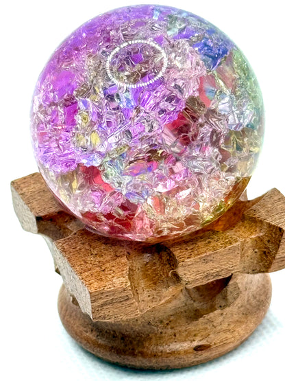 Cracked look Crystal ball