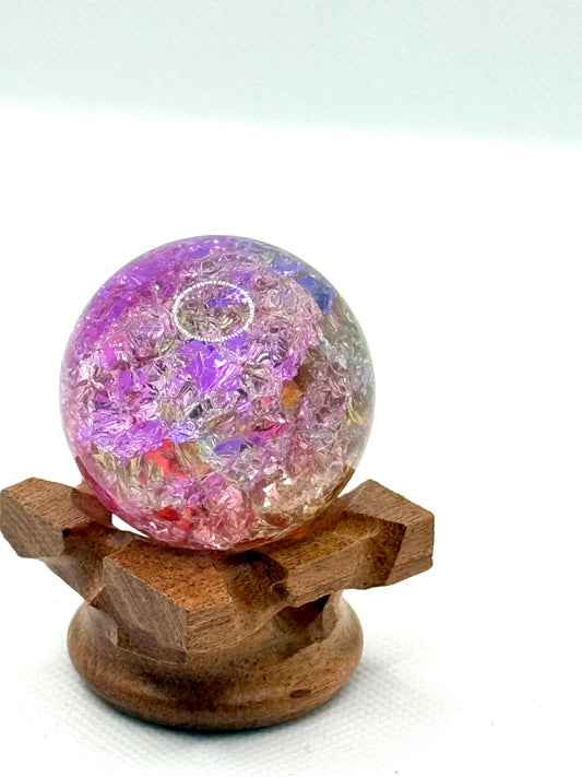 Cracked look Crystal ball