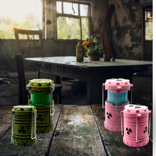 Lanterns on a table 