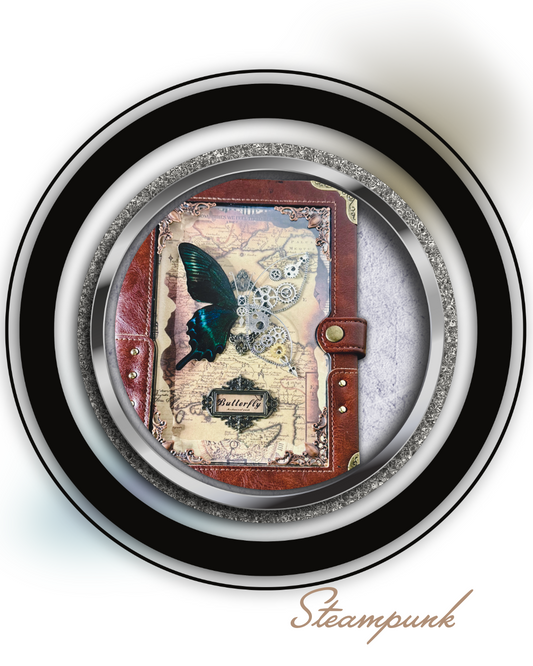 Mech Butterfly Art Binder