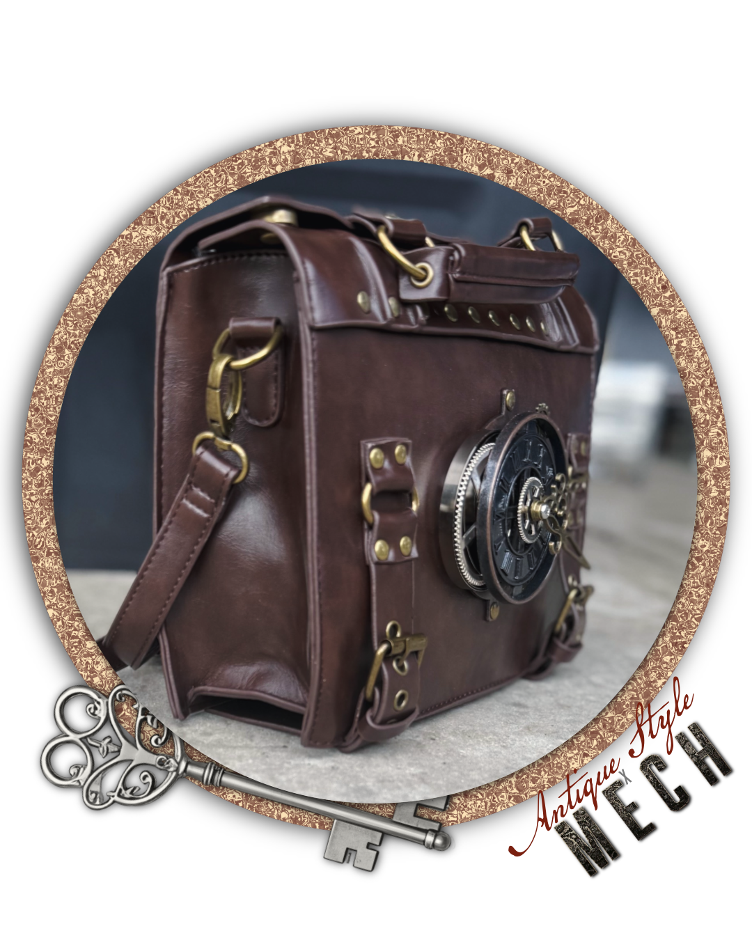 Timekeeper’s Satchel – Antique Style Mech Bag