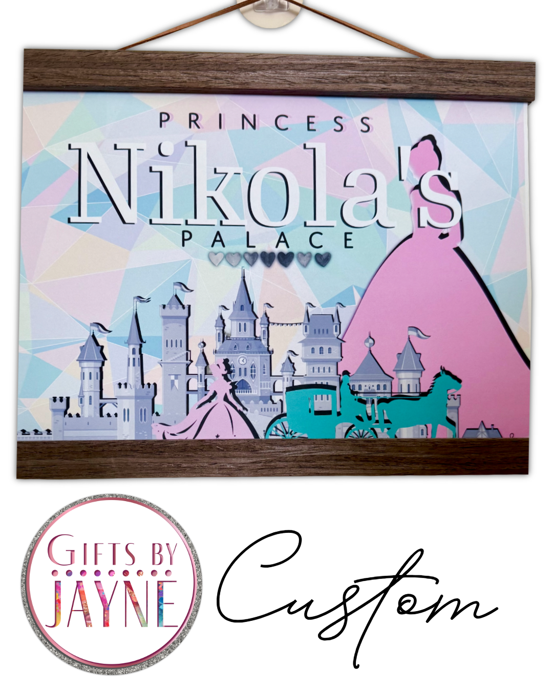 Personalised Princess Print- A4