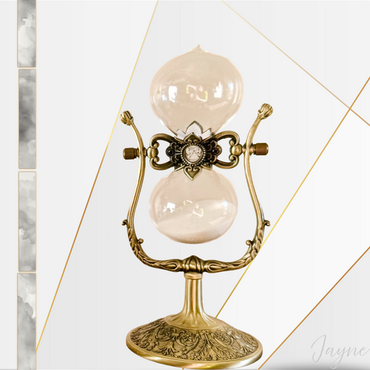 Antique style Hourglass Replica - bronze