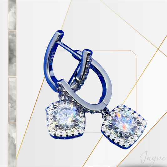 18k Yellow Gold plated S925 earrings